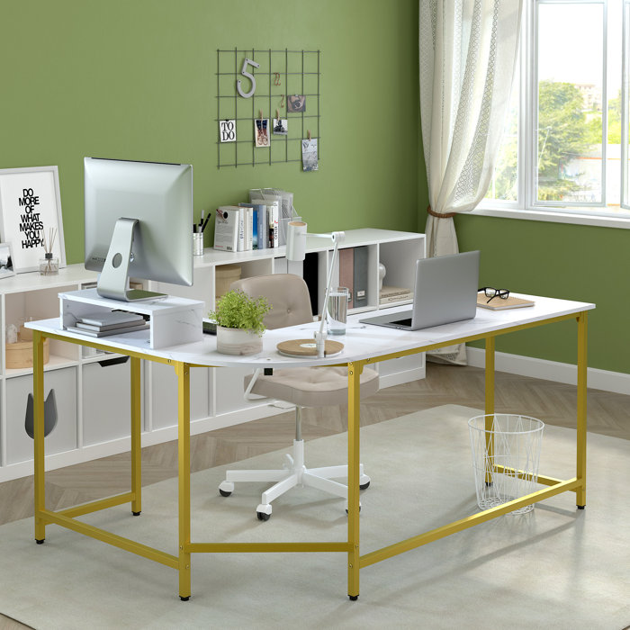 Latitude Run® Angelpreet Reversible LShape Desk & Reviews Wayfair